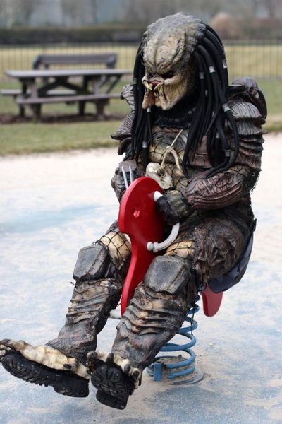 cosplay alien loves predator 03 predator spring rider