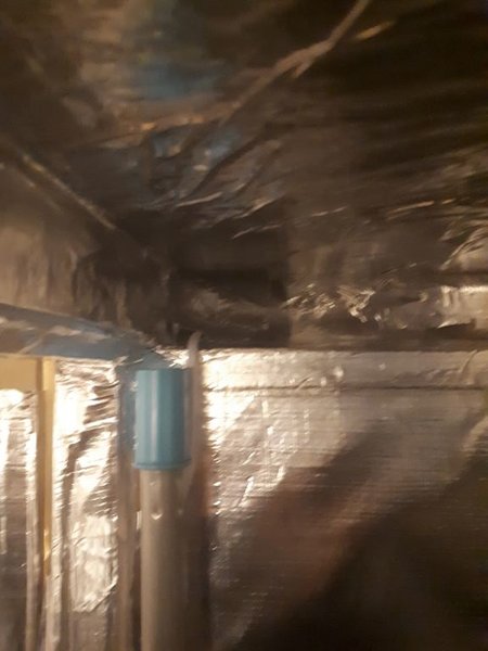 doorvoer kabeltje ventilator "geducktaped"